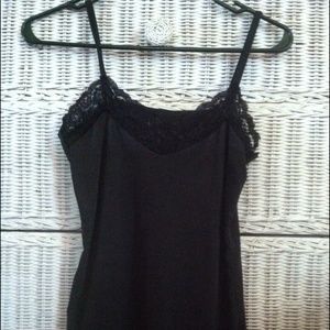 Kids Black Lace Tank Top